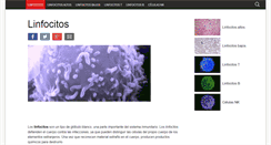 Desktop Screenshot of linfocitos.net
