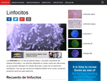 Tablet Screenshot of linfocitos.net